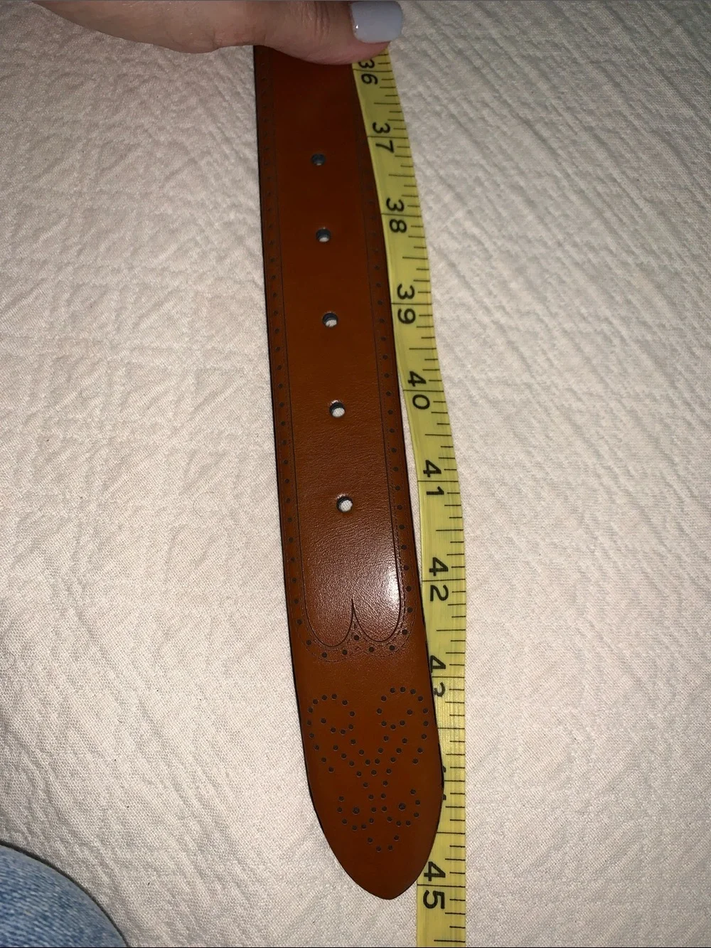 Joseph Abound leather belt size 36/38 brown